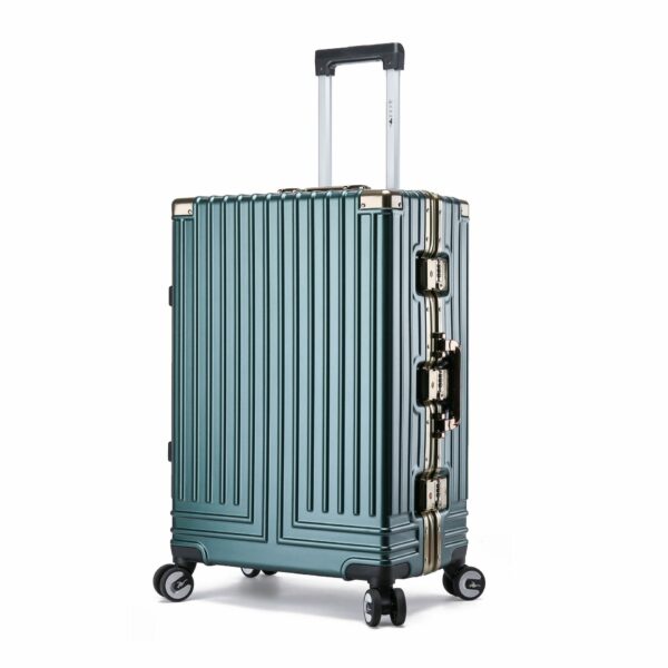 Wear Resistance Hard Case 2 in 1 Travel Suitcases Aluminum Frame Traveling Box Sets Suitcase Luggage Alloy Luxury Luggage Sets - Image 3