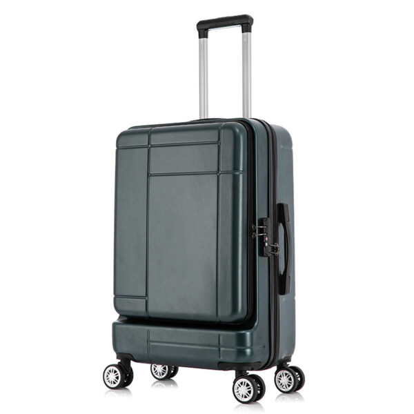 Matte TSA Lock Trolley Luggages With Front Opening Business Suitcase - Image 4
