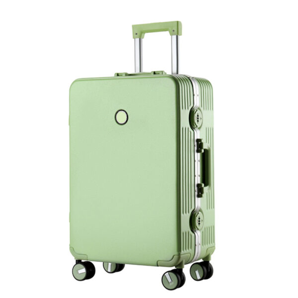 New Design Flat Surface Customized Design Mela De Viagem ABS+PC Girl Suitcase Aluminum Frame Password Lock Suitcase Luggage - Image 2