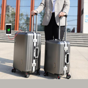 Wholesale Manufacturer Aluminum Luggage Trolley Bags Suitcase Luggage Set ABS Suitcases With Customized Logo