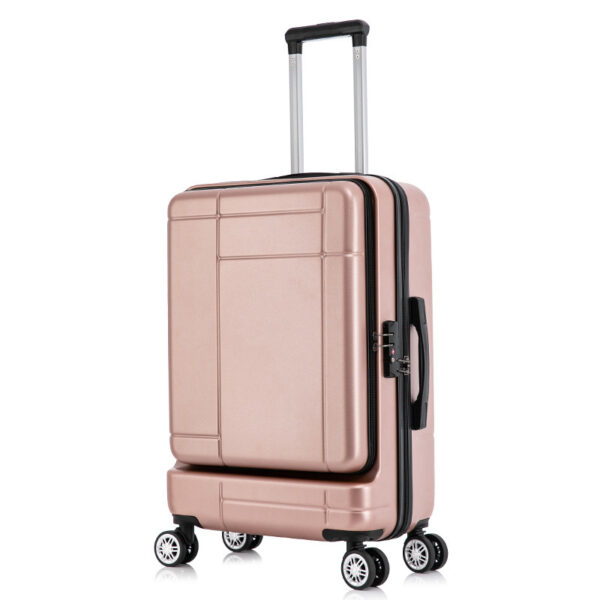 Matte TSA Lock Trolley Luggages With Front Opening Business Suitcase - Image 5