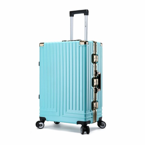 Wear Resistance Hard Case 2 in 1 Travel Suitcases Aluminum Frame Traveling Box Sets Suitcase Luggage Alloy Luxury Luggage Sets - Image 5
