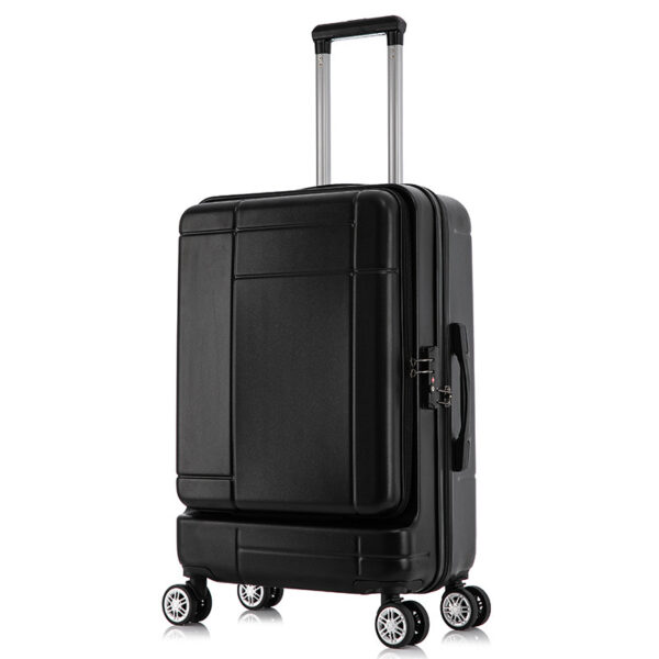 Matte TSA Lock Trolley Luggages With Front Opening Business Suitcase - Image 6