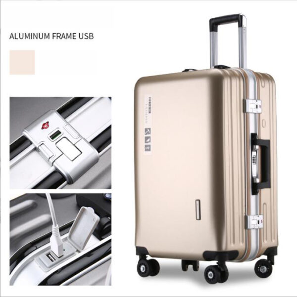 Wholesale Manufacturer Aluminum Luggage Trolley Bags Suitcase Luggage Set ABS Suitcases With Customized Logo - Image 6
