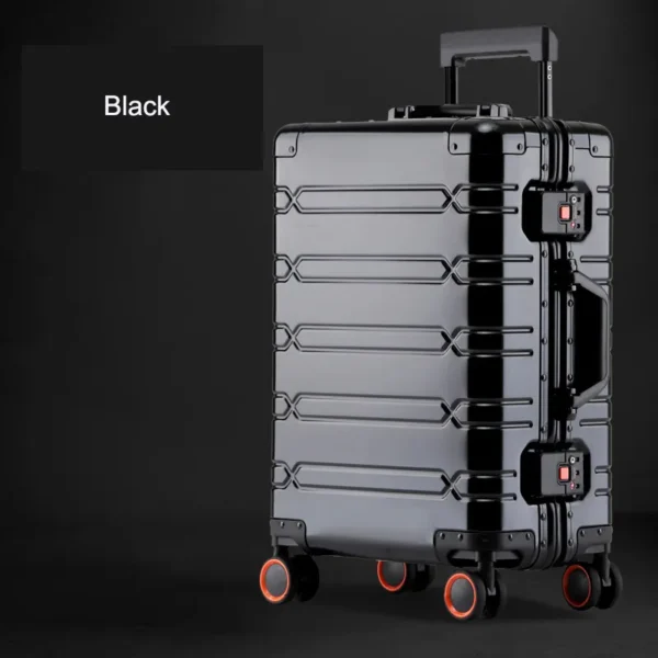 Good Quality Aluminium Luggage Suitcase for Children on Wheels Custom Baggage Travel Trolley Suitcases Valise De Voyage