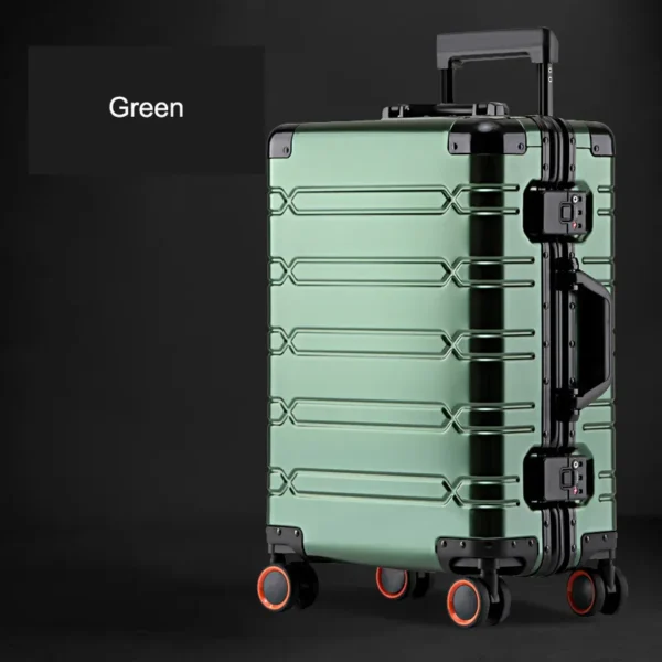 Good Quality Aluminium Luggage Suitcase for Children on Wheels Custom Baggage Travel Trolley Suitcases Valise De Voyage - Image 3