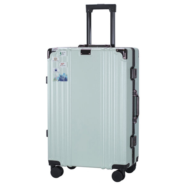 New Arrival hard case suitcase aluminum frame 20 24 luggage suitcase large aluminum frame ABS Red aluminum suitcases sets - Image 6