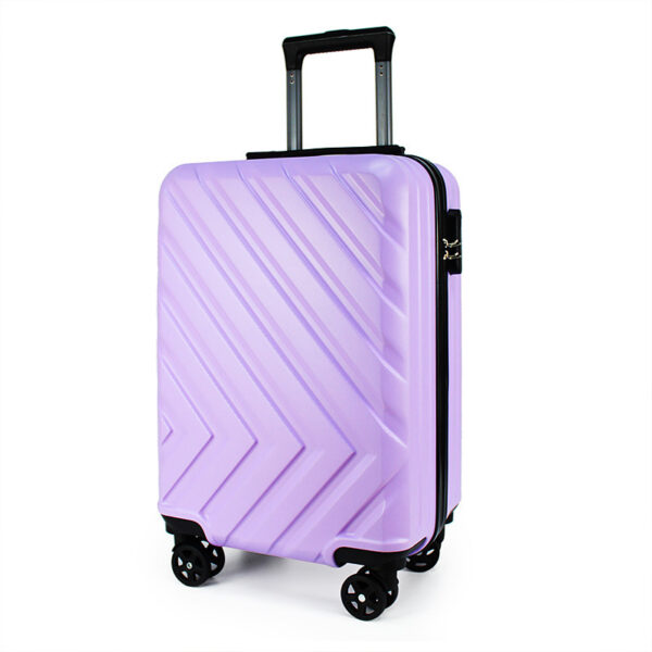 Trolley Travel Bags 20 inch Gift Suitcase With Universal Wheel ABS Suitcase Large Plaid Cabin Suitcase - Image 4