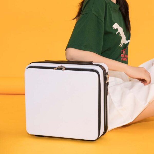 Size 16 ABS Suitcase Makeup Small Pink Box For Hairdressing - Image 5
