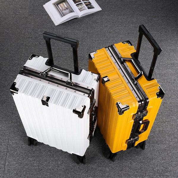 Suitcase ABS Luggage Aluminum Frame Combination
