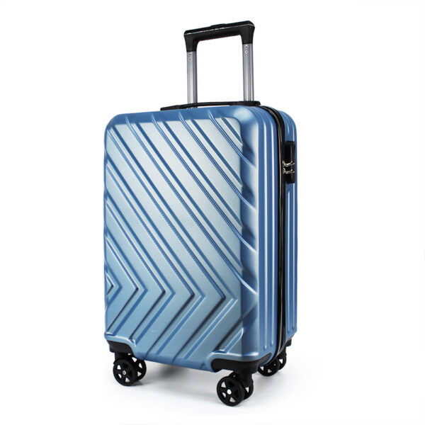 Trolley Travel Bags 20 inch Gift Suitcase With Universal Wheel ABS Suitcase Large Plaid Cabin Suitcase - Image 5