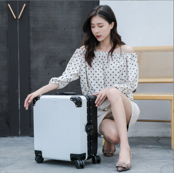 ABS 18inch Carry On Suitcase Cabin Luggage Aluminum - Image 5