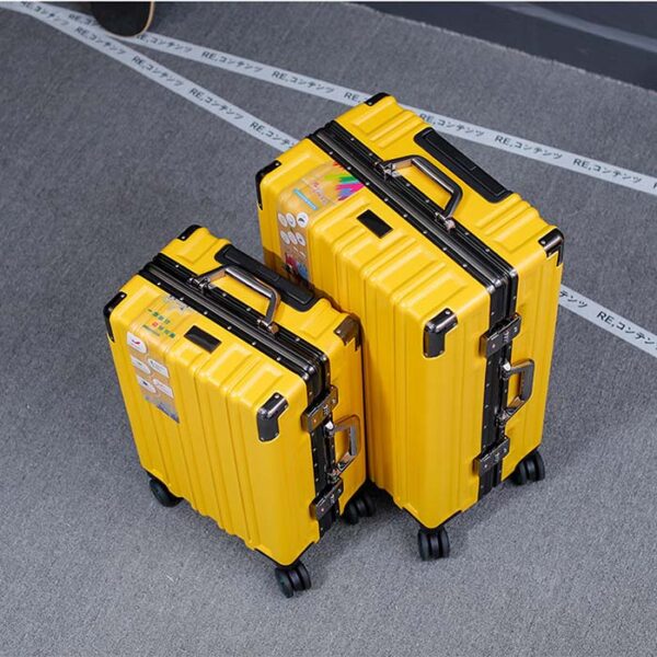 ABS Hard Case Aluminum Frame Suitcase With Universal Wheels - Image 2