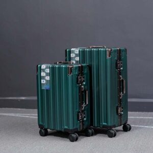 ABS Hard Case Aluminum Frame Suitcase With Universal Wheels