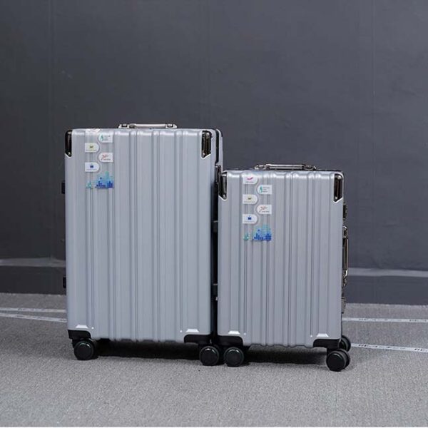 ABS Hard Case Aluminum Frame Suitcase With Universal Wheels - Image 3