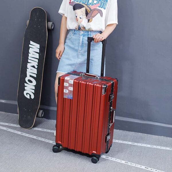 ABS Hard Case Aluminum Frame Suitcase With Universal Wheels - Image 4