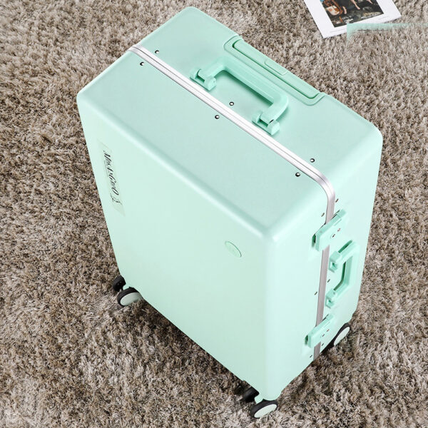 OEM Logo Supported Aluminum Luggage Trunk With Trolley - Image 3
