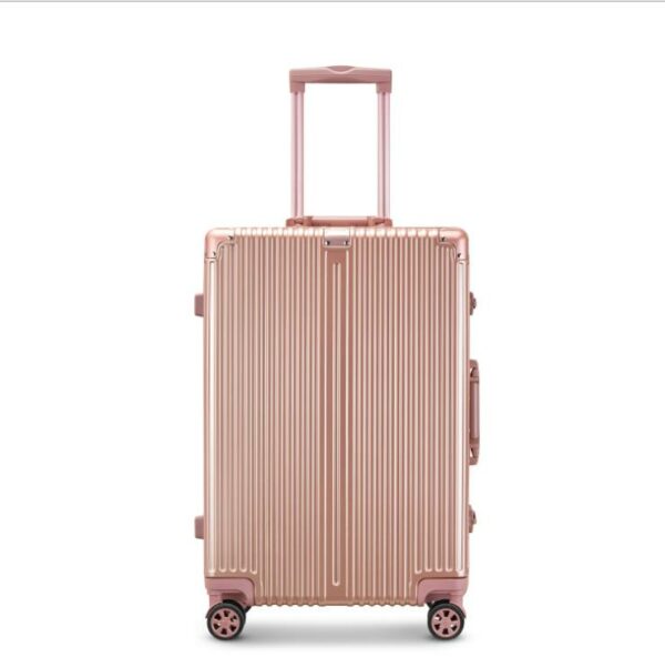 Luxury Aluminum Frame Trolley Trunk With Spinners Wheels - Image 4