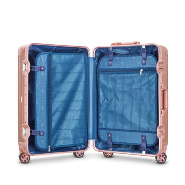 Luxury Aluminum Frame Trolley Trunk With Spinners Wheels - Image 5