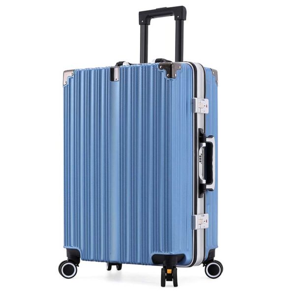 Silver Aluminum Frame Trunk Bags 2 Pieces Sets With Protective Corners - Image 6