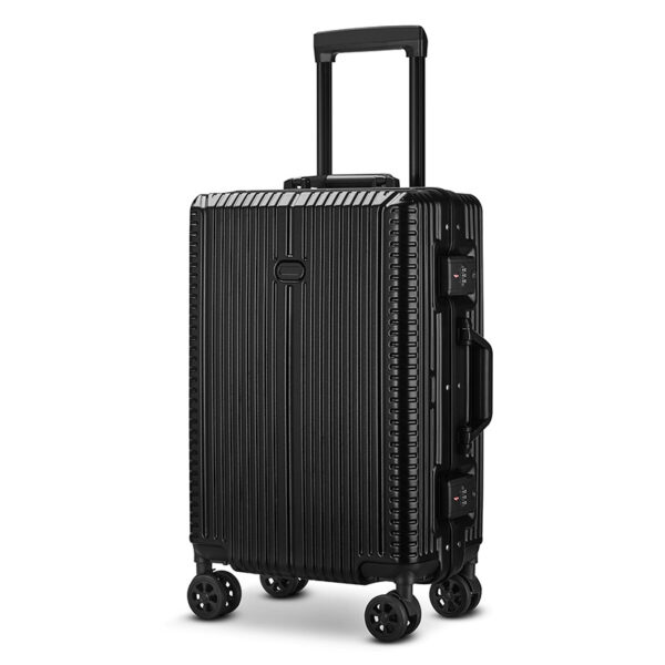 3Pieces Luggage Sets Aluminum Frame Trunk With Four Wheels - Image 6