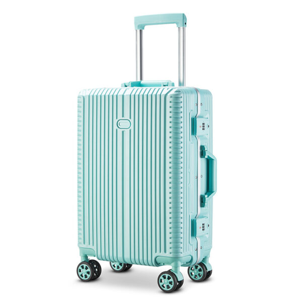 3Pieces Luggage Sets Aluminum Frame Trunk With Four Wheels