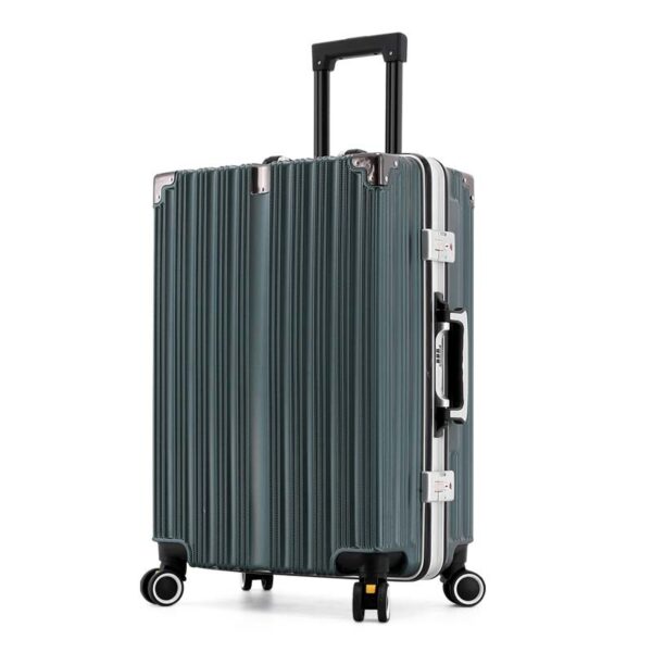 Silver Aluminum Frame Trunk Bags 2 Pieces Sets With Protective Corners - Image 4