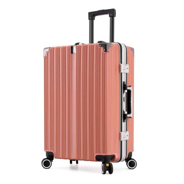 Silver Aluminum Frame Trunk Bags 2 Pieces Sets With Protective Corners - Image 3