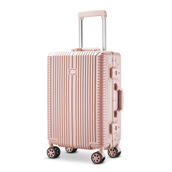 3Pieces Luggage Sets Aluminum Frame Trunk With Four Wheels - Image 5