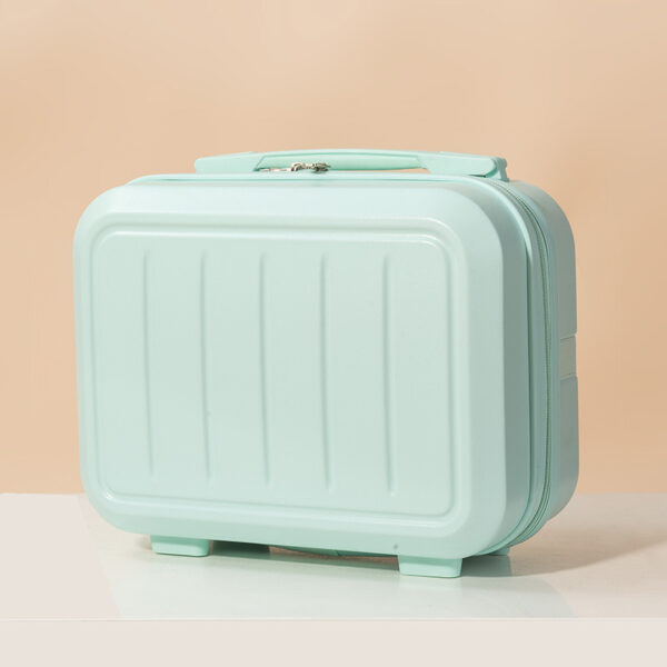 Fresh solid color suitcase 14-inch cute make-up case - Image 4