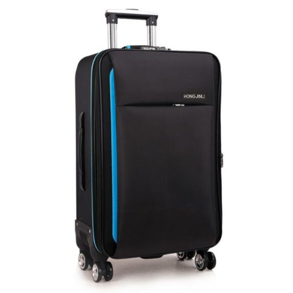 Oxford Zipper Luggage Bags With Expandable Capacity
