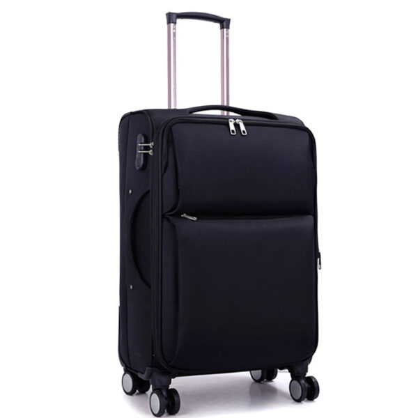 Soft Case Oxford Suitcase Set In Size 20 24 28 With Removable Wheels