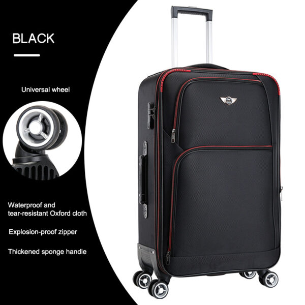 360 Universal Wheels Oxford Luggage Sets In Size 20 24 28 - Image 2