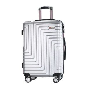 OEM Supported ABS PC Zipper Suitcase Sets Of 3Pieces