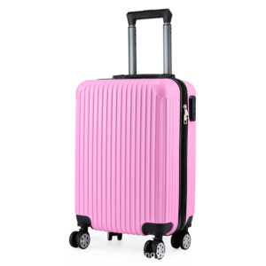 Simple Zipper ABS Suitcase Bags In 3Pieces Sets