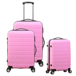 ABS Hard Case Suitcase With 360 Spinner Wheels 3Pcs Luggage Sets