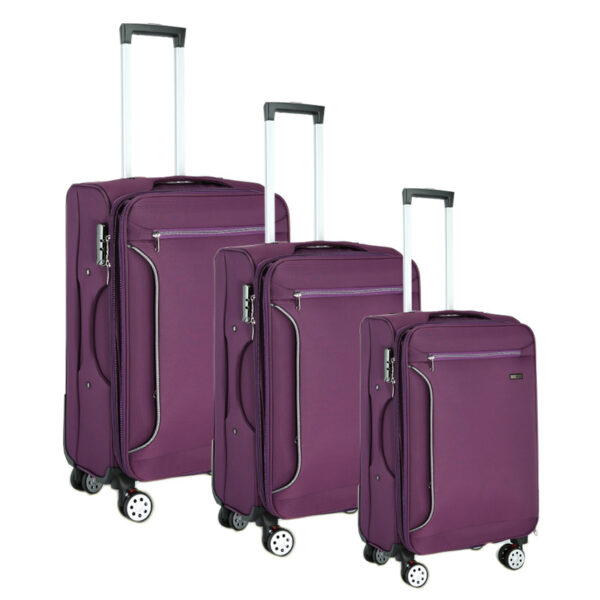 3pcs Expansion Capacity Oxford Soft Case Luggage Sets - Image 4
