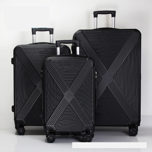 Purple ABS Small Trolley Luggage Bags With Wheels - Image 5