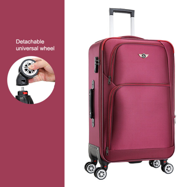 360 Universal Wheels Oxford Luggage Sets In Size 20 24 28 - Image 5