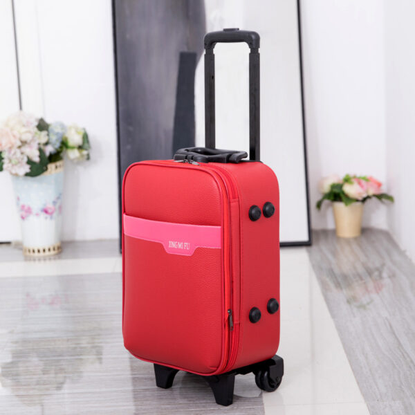 PU Leather Suitcase Sets With Wheels - Image 3