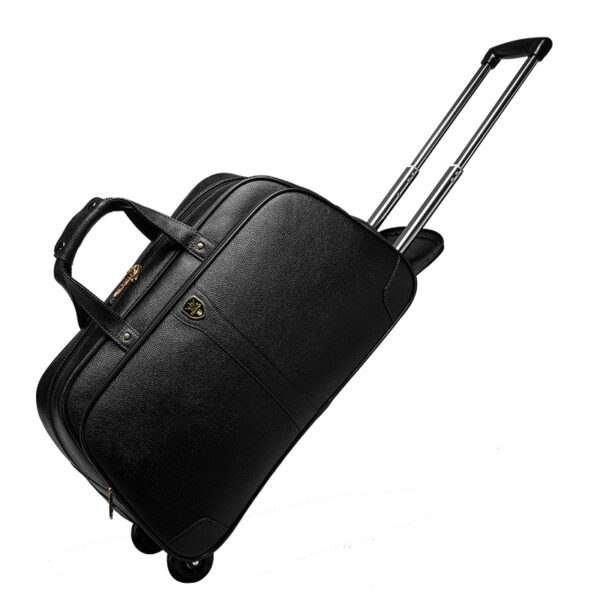 16 inch PU Leather Luggage With 2pcs Wheels - Image 2