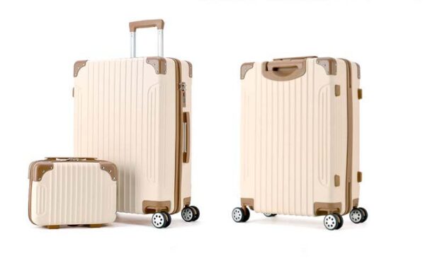 Different Size Suitcase Sets With Telescopic Rod Zipper Luggage Bags - Image 10