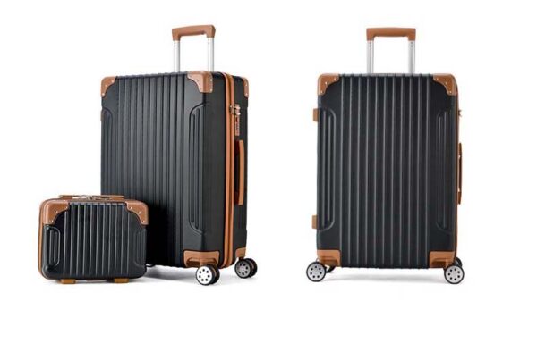 Different Size Suitcase Sets With Telescopic Rod Zipper Luggage Bags - Image 8