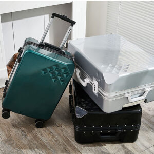 Yoixin Flat Customized Logo Aluminum Trunk Bags With Universal Wheels