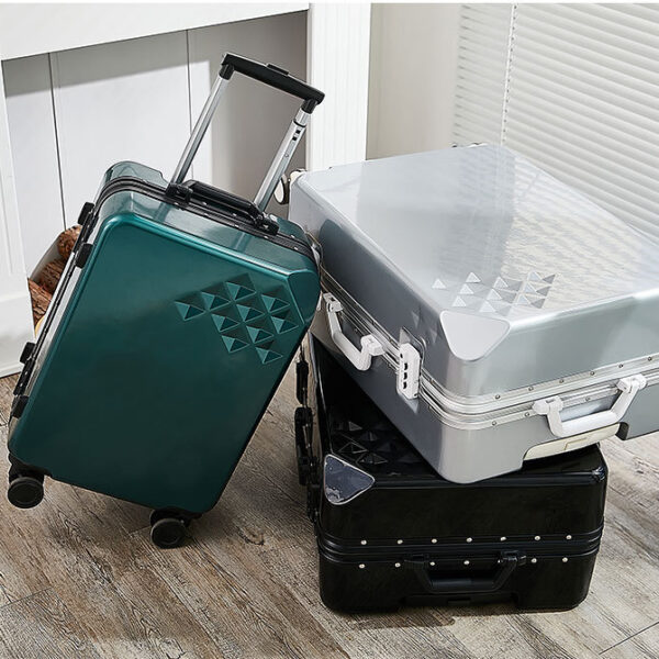 Yoixin Flat Customized Logo Aluminum Trunk Bags With Universal Wheels