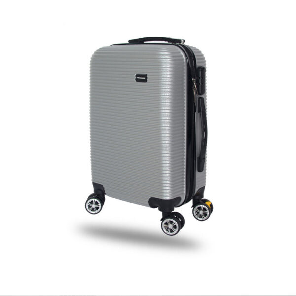 OEM Logo Zipper Closure ABS Travel Luggage With Mute Wheels - Image 3