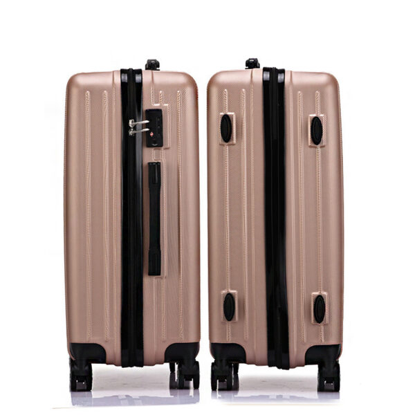 Customized Logo Hard Housing Zipper Lock Suitcase Luggage In Sets - Image 3