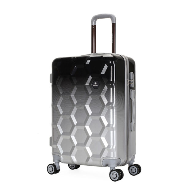 Double Layer Zipper Suitcase Sets In Small Medium Large Size - Image 2