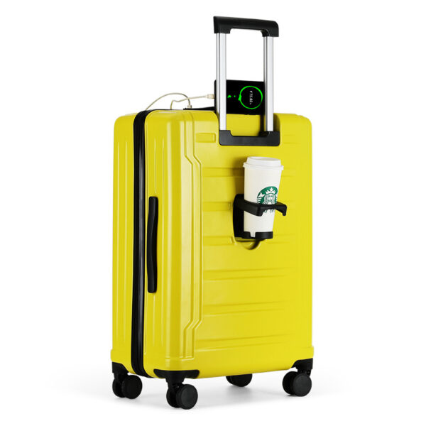 Hard Case ABS PC Zipper Luggage With Cup Holders - Image 2