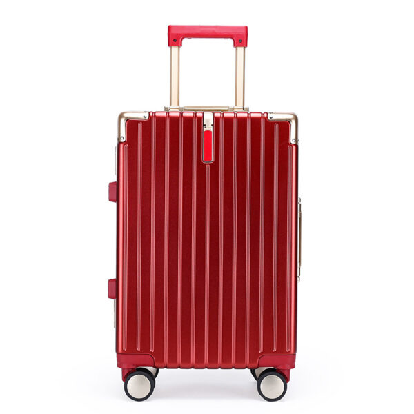 Golden Aluminum Frame Luggage Sets With Four Wheels - Image 2